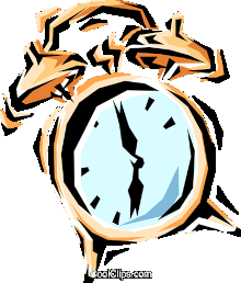 Alarm clock clipart